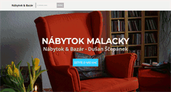 Desktop Screenshot of nabytokabazar.sk