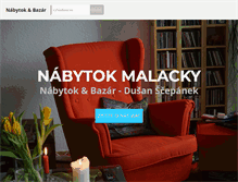 Tablet Screenshot of nabytokabazar.sk